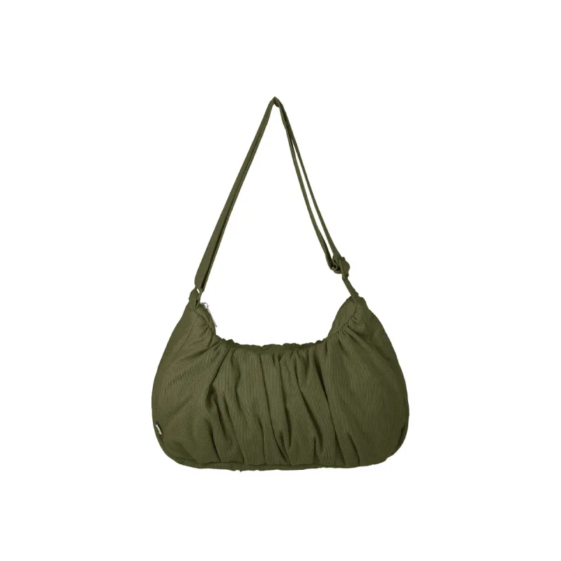Small Croissant Sling (Corduroy Olive) sold by Good Totes