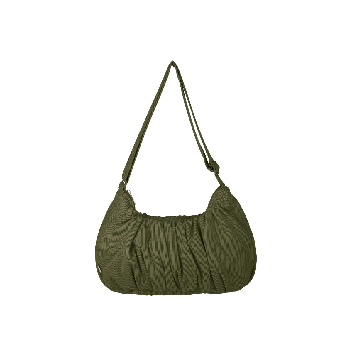 Small Croissant Sling (Corduroy Olive) sold by Good Totes