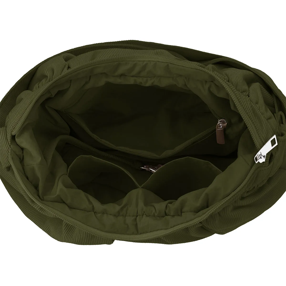 Small Croissant Sling (Corduroy Olive) sold by Good Totes product image thumbnail 2