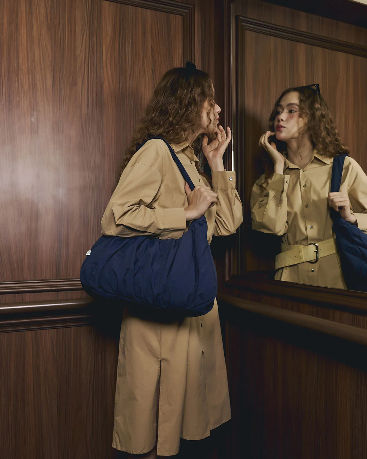 Large Croissant Sling (Navy) sold by Good Totes product image thumbnail 4