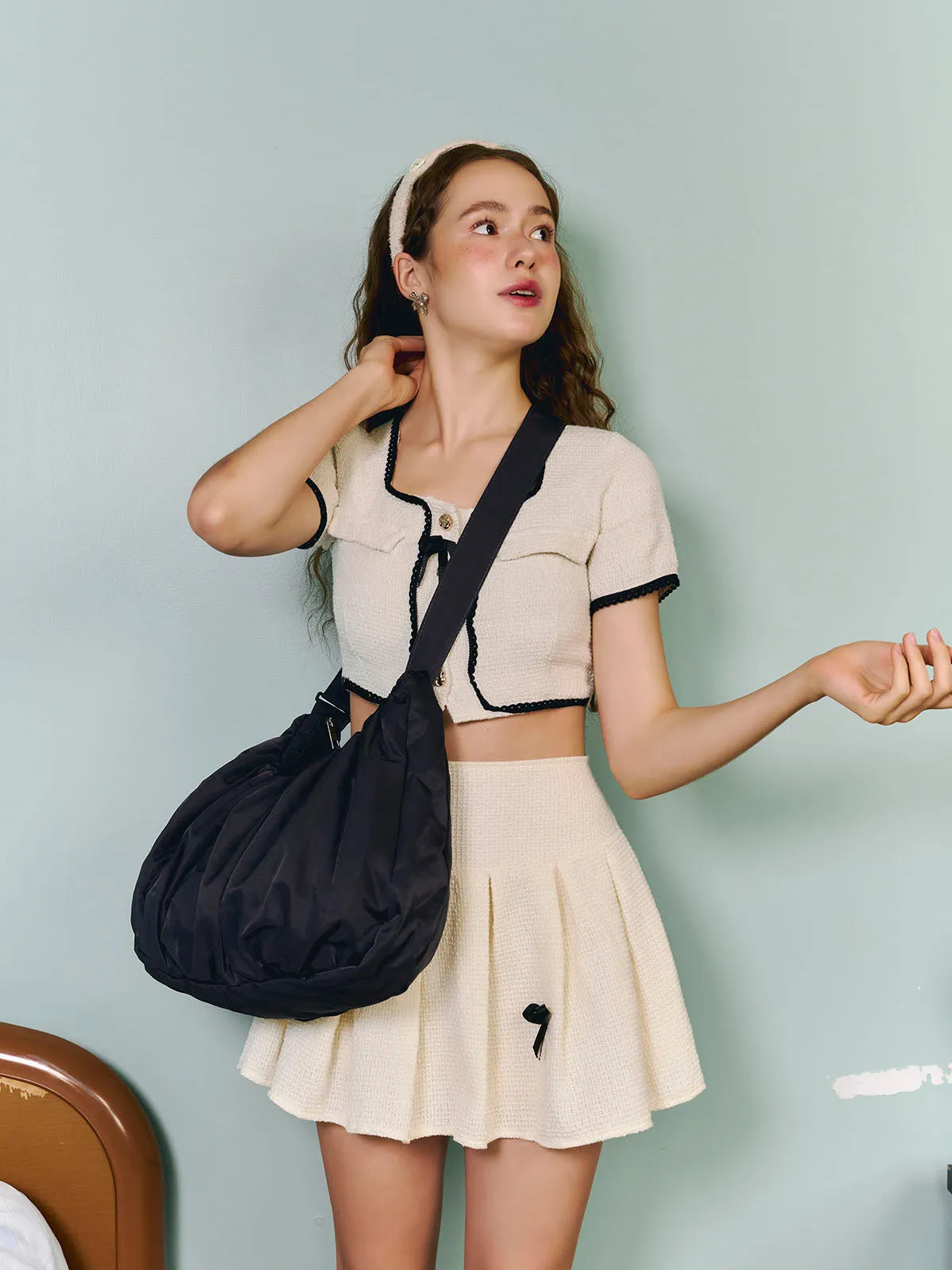 Large Croissant Sling (Glazed Charcoal) sold by Good Totes product image thumbnail 3