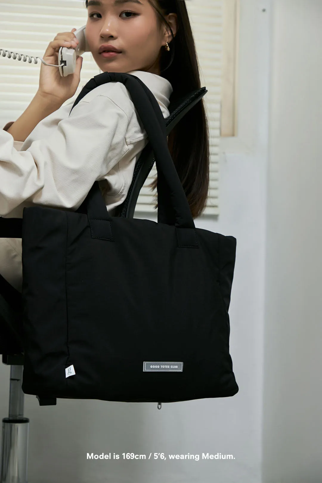 Go-Getter Laptop Tote (Nylon Black) sold by Good Totes product image thumbnail 3
