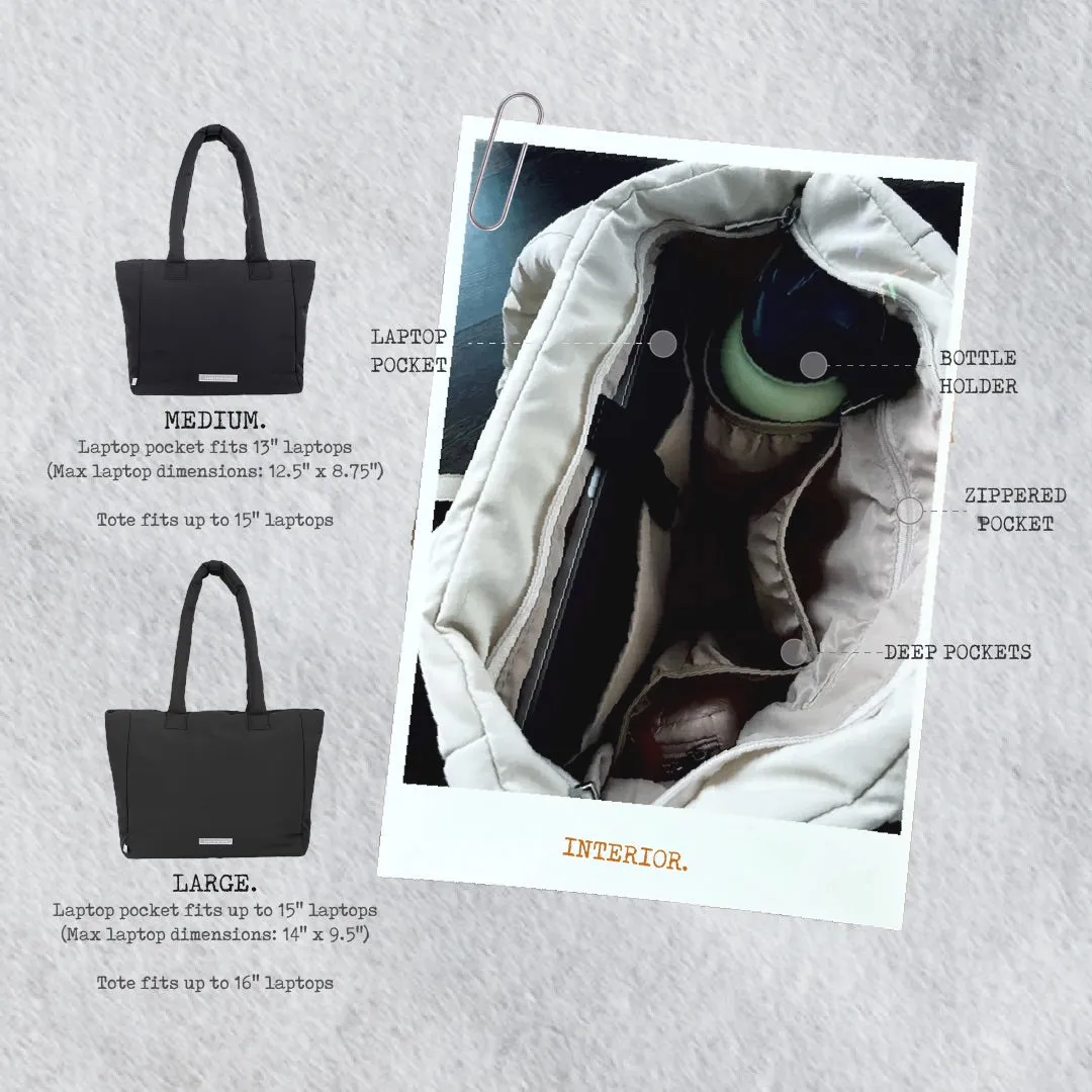 Go-Getter Laptop Tote (Nylon Black) sold by Good Totes product image thumbnail 4