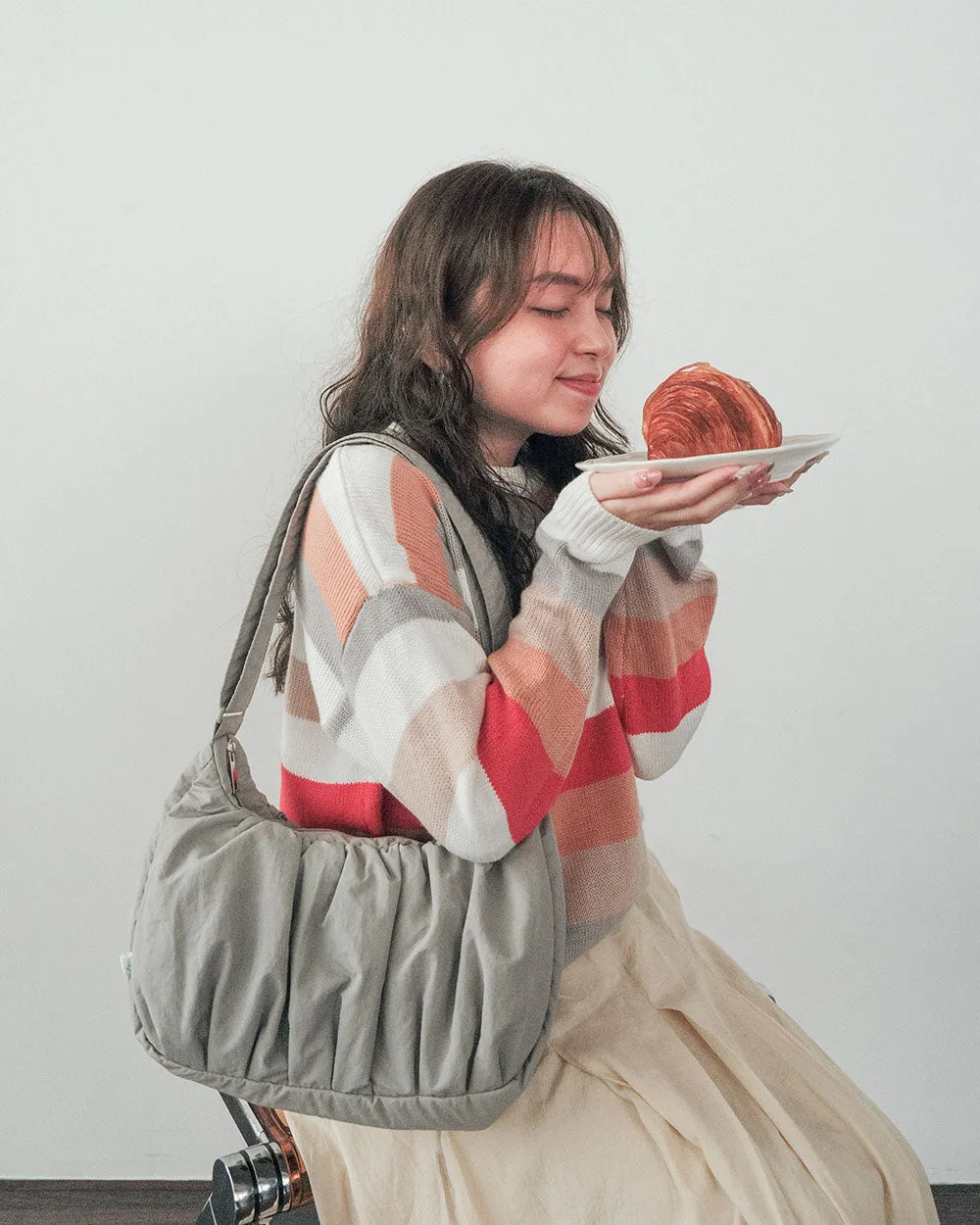 Small Croissant Sling (Earl Grey) sold by Good Totes product image thumbnail 4