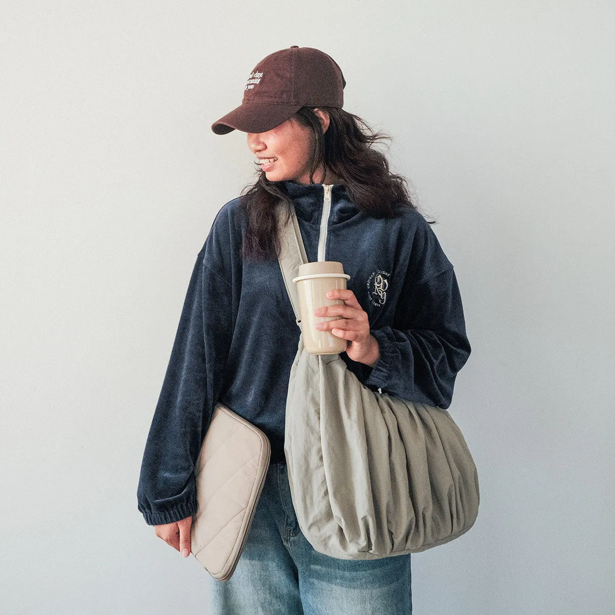 Large Croissant Sling (Earl Grey) sold by Good Totes product image thumbnail 2