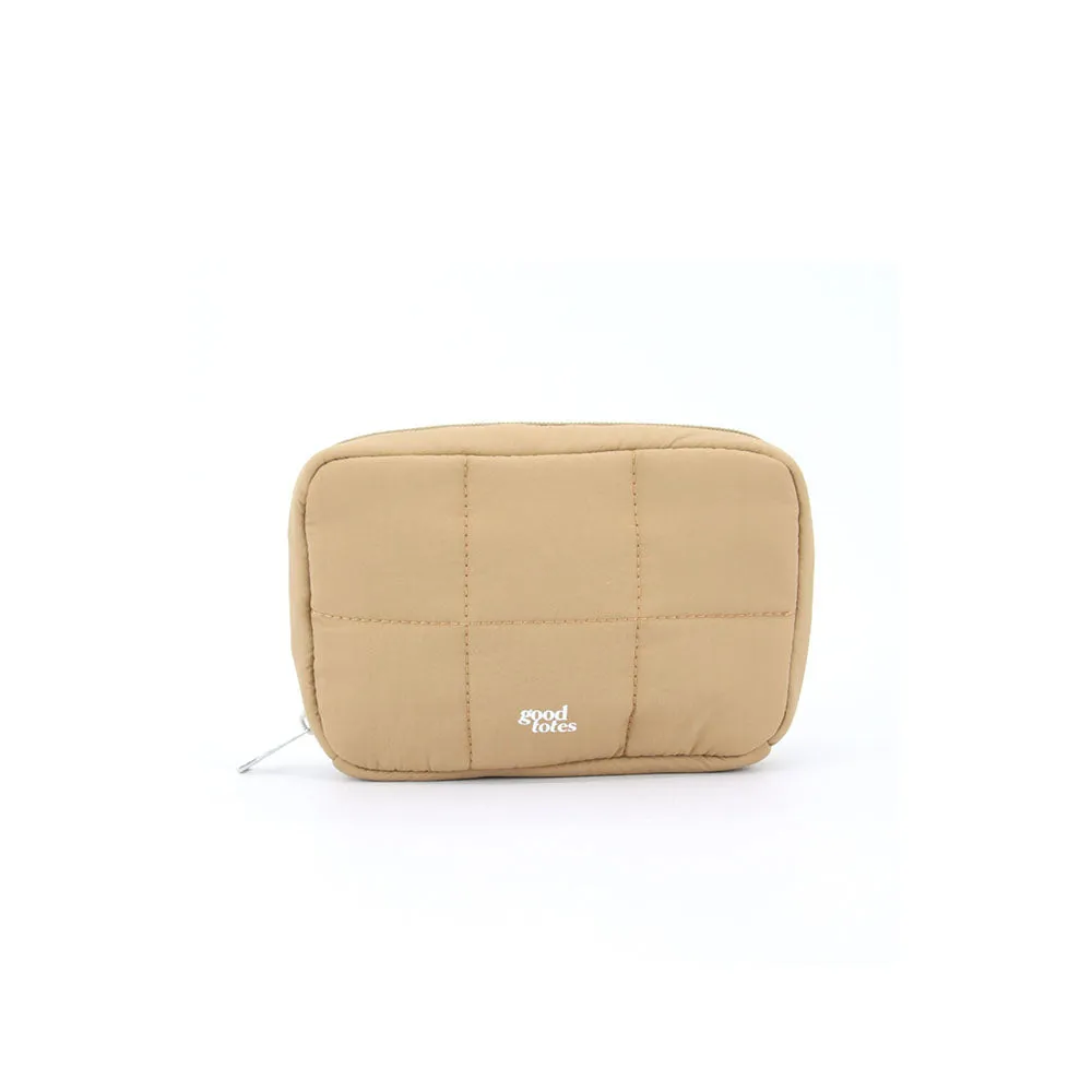 Regular Bread Puffer Pouch (Caramel) sold by Good Totes