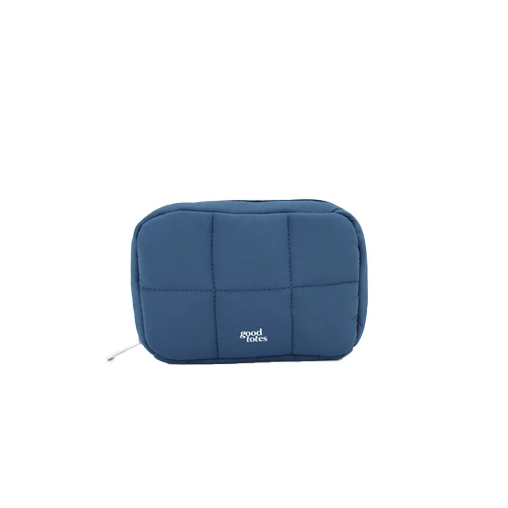 Regular Bread Puffer Pouch (Stone Blue) sold by Good Totes