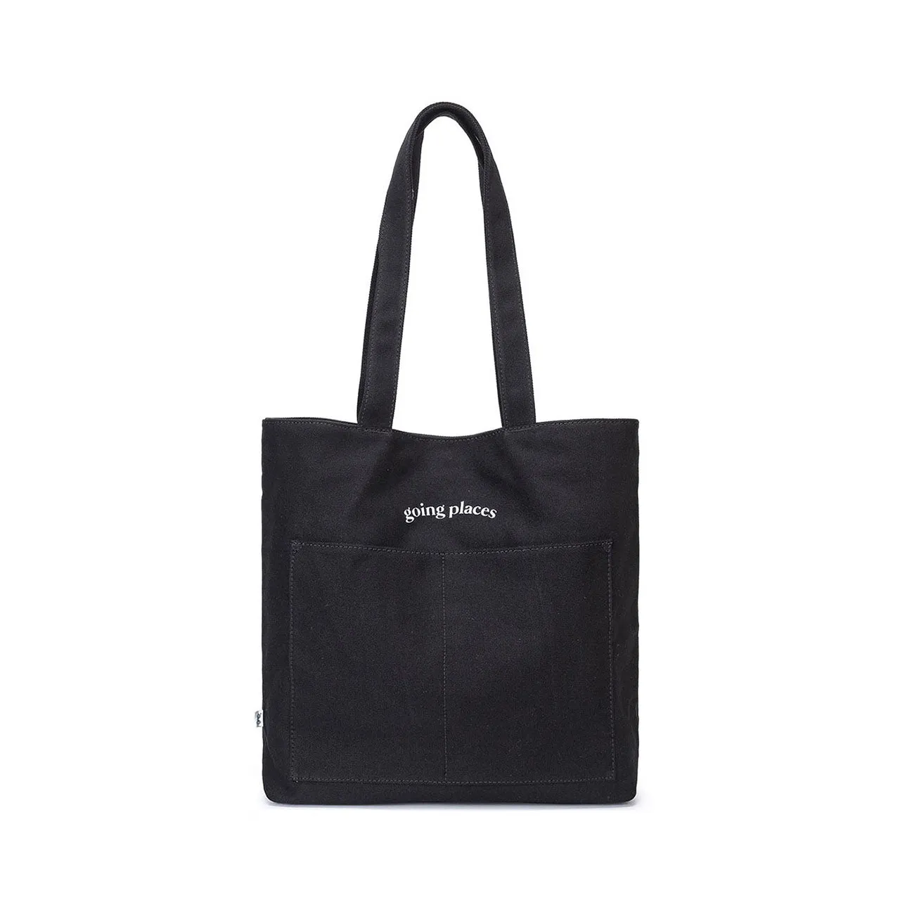 Going Places Tote (Black) sold by Good Totes