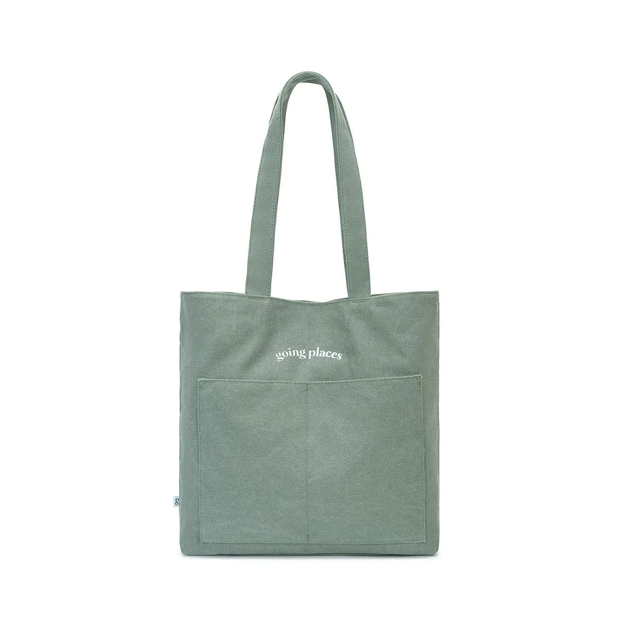 Going Places Tote (Sea Sage) sold by Good Totes