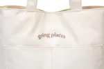 Going Places Tote (Cream) sold by Good Totes