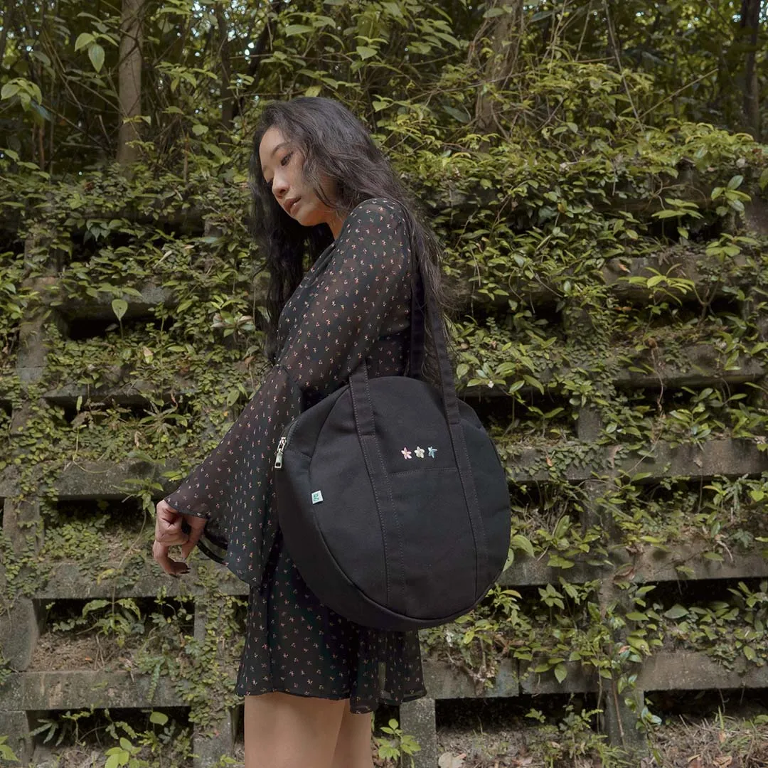 Good Times Circle Tote (Black) sold by Good Totes product image thumbnail 2