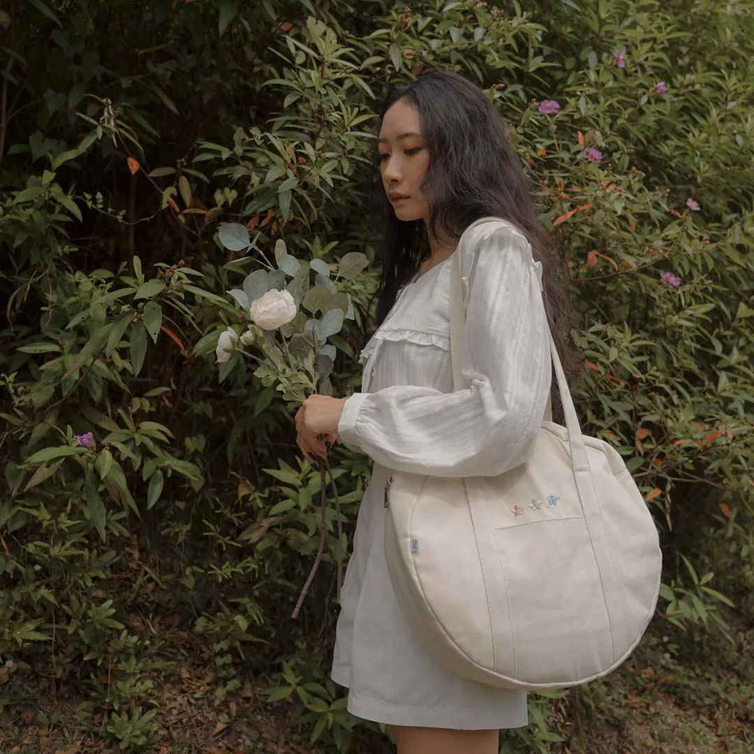 Good Times Circle Tote (Cream) sold by Good Totes product image thumbnail 2