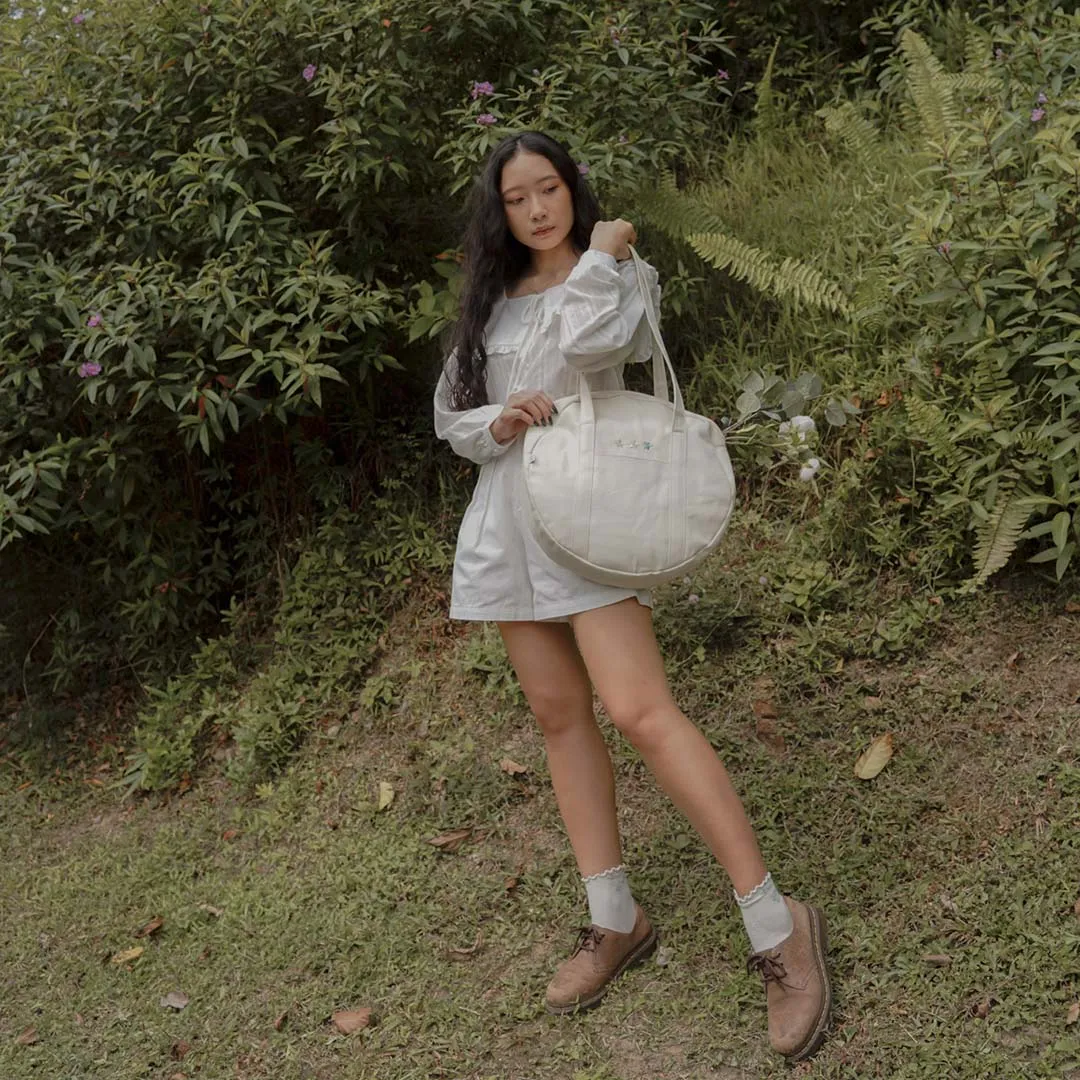 Good Times Circle Tote (Cream) sold by Good Totes product image thumbnail 3