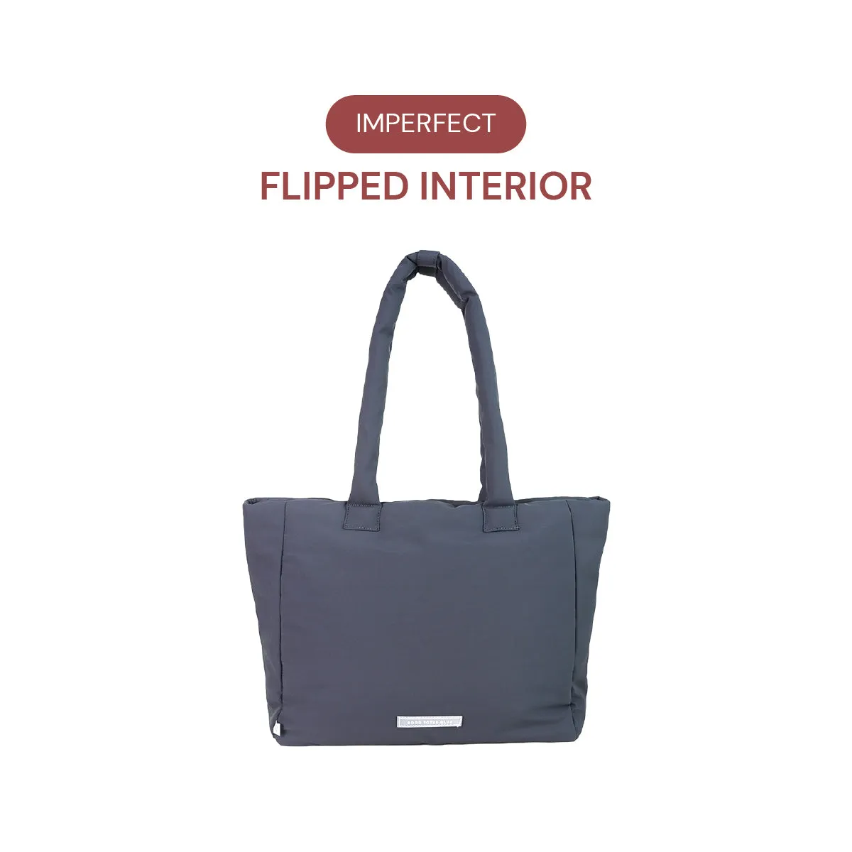 Go-Getter Laptop Tote (Nylon Charcoal Blue) sold by Good Totes