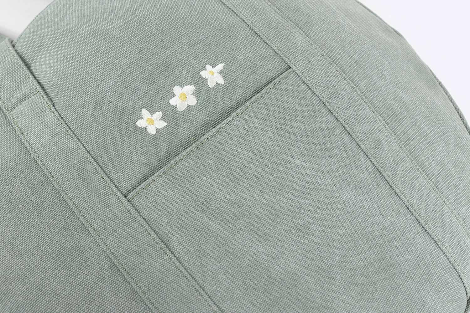 Good Times Circle Tote (Sea Sage) sold by Good Totes product image thumbnail 4