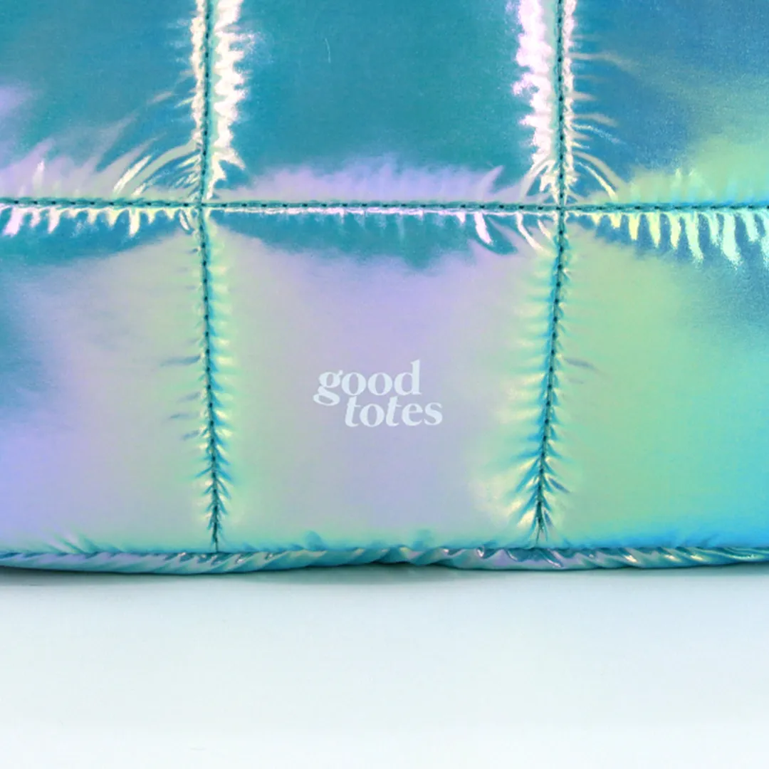 Jumbo Bread Puffer Pouch (Mermaid) sold by Good Totes product image thumbnail 4