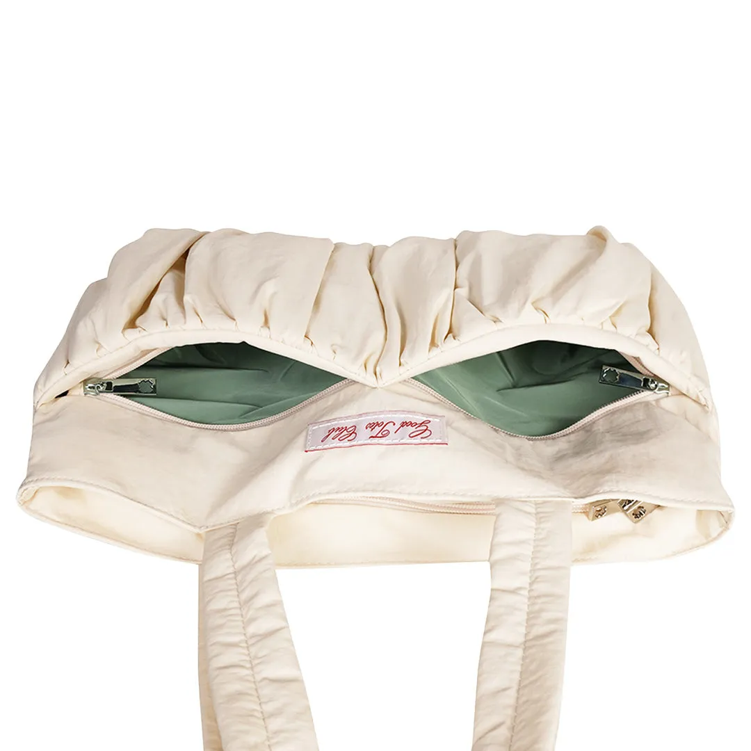 Large Soufflé Tote (Cream) sold by Good Totes product image thumbnail 4