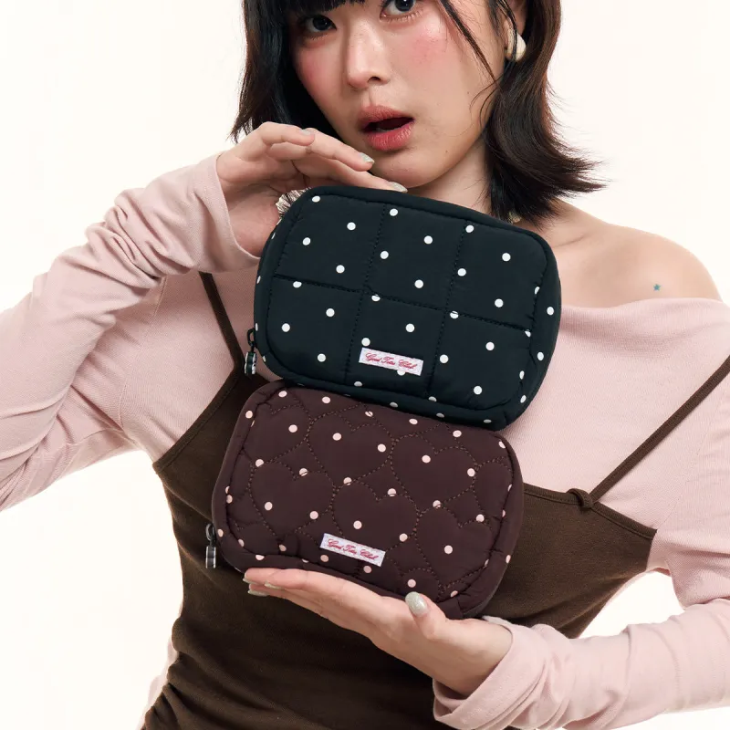 Regular Bread Puffer Pouch (Chocolate Heart) made by Good Totes