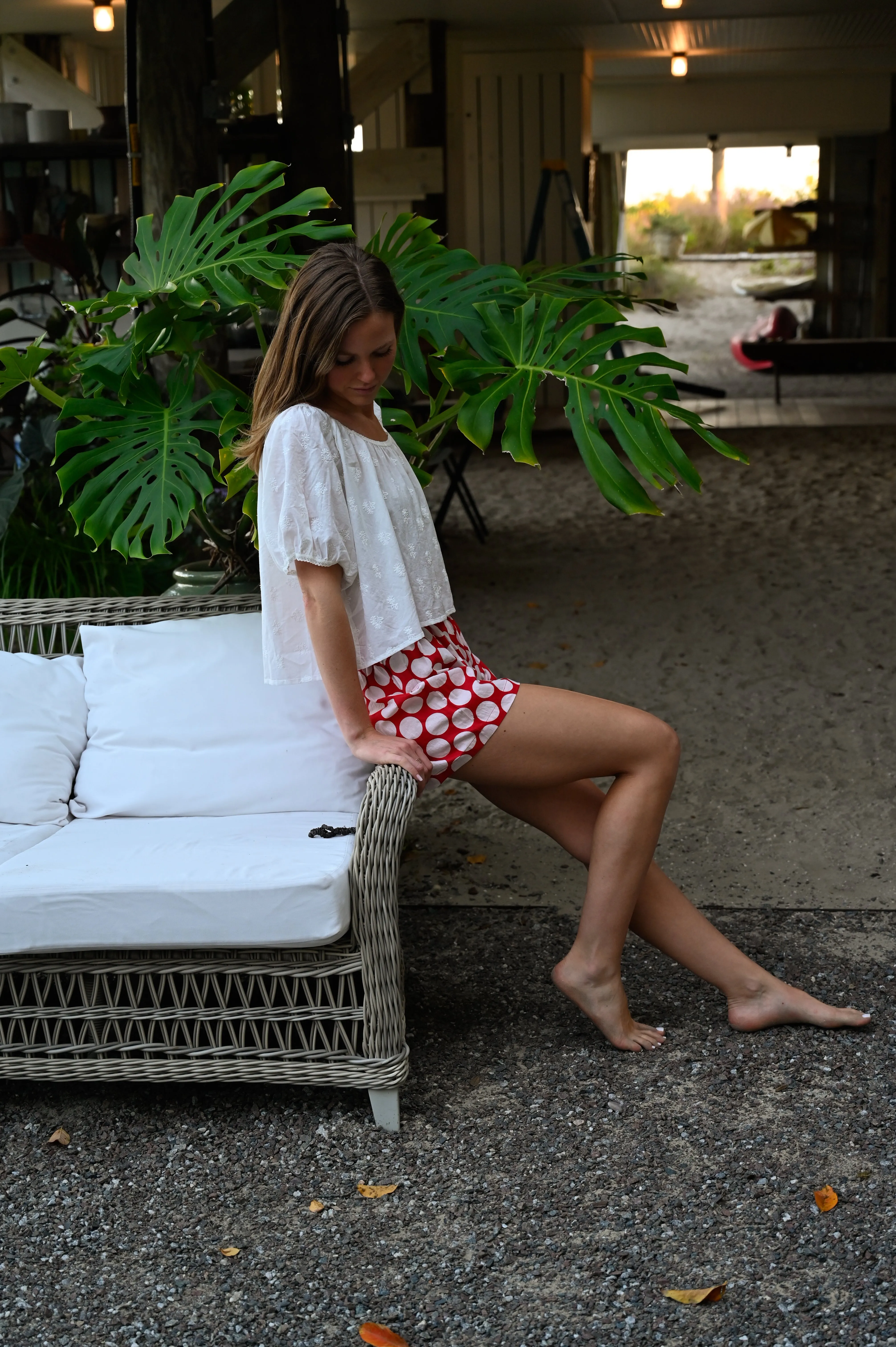 Boxer Shorts - Big Red Polka Dots sold by Darling Loungewear product image thumbnail 3