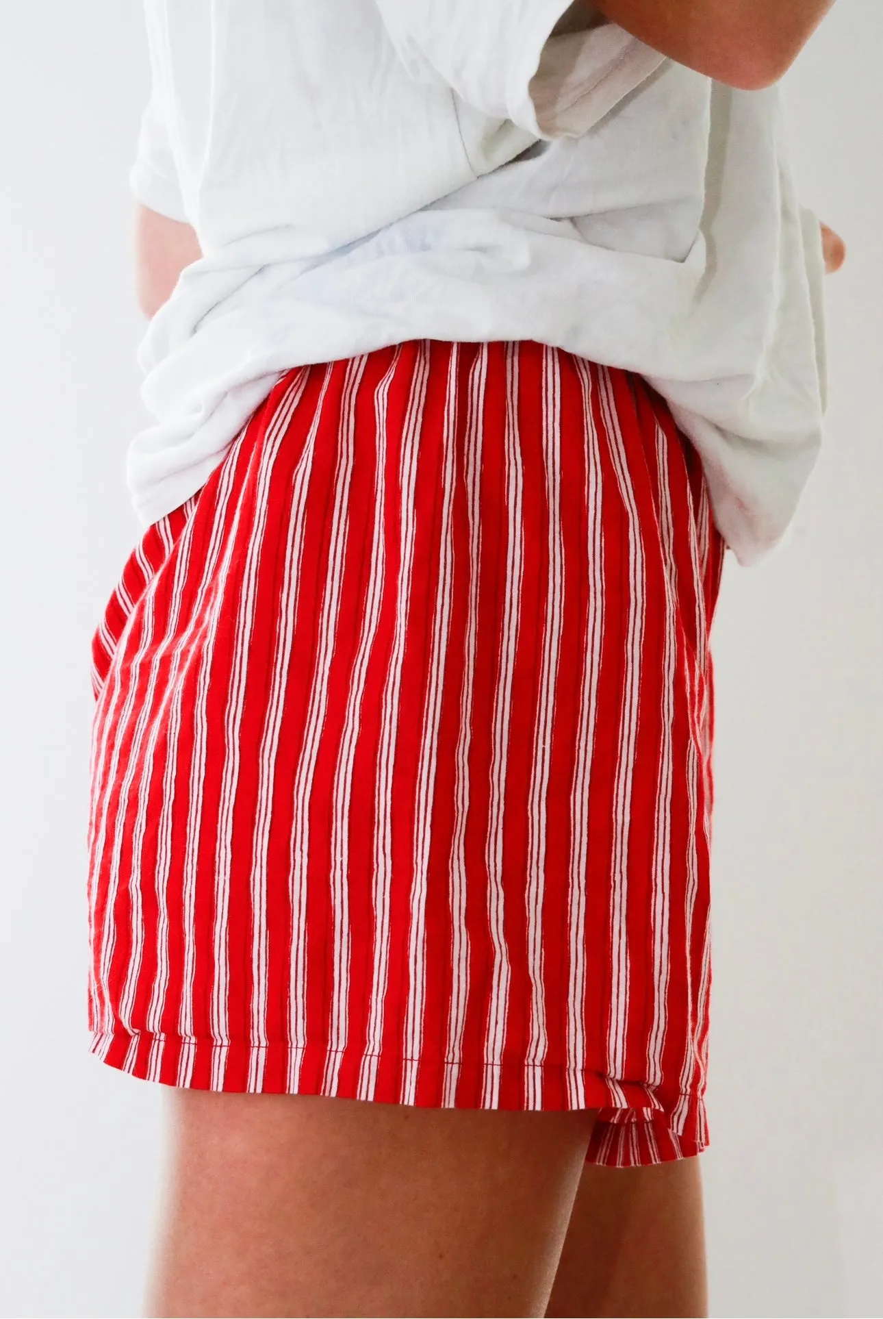 Boxer Shorts - Red Striped sold by Darling Loungewear product image thumbnail 3