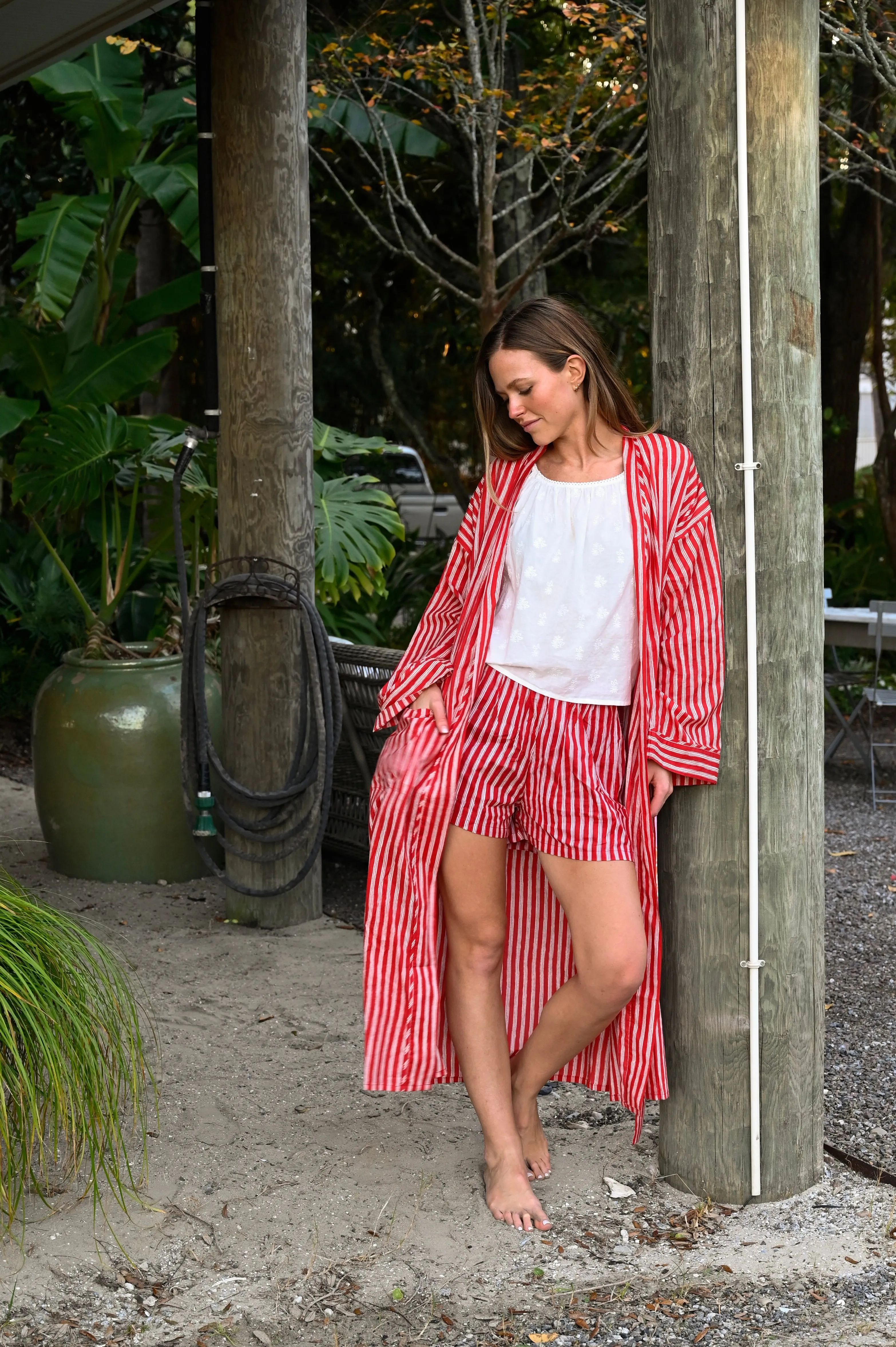 Boxer Shorts - Red Striped sold by Darling Loungewear product image thumbnail 4