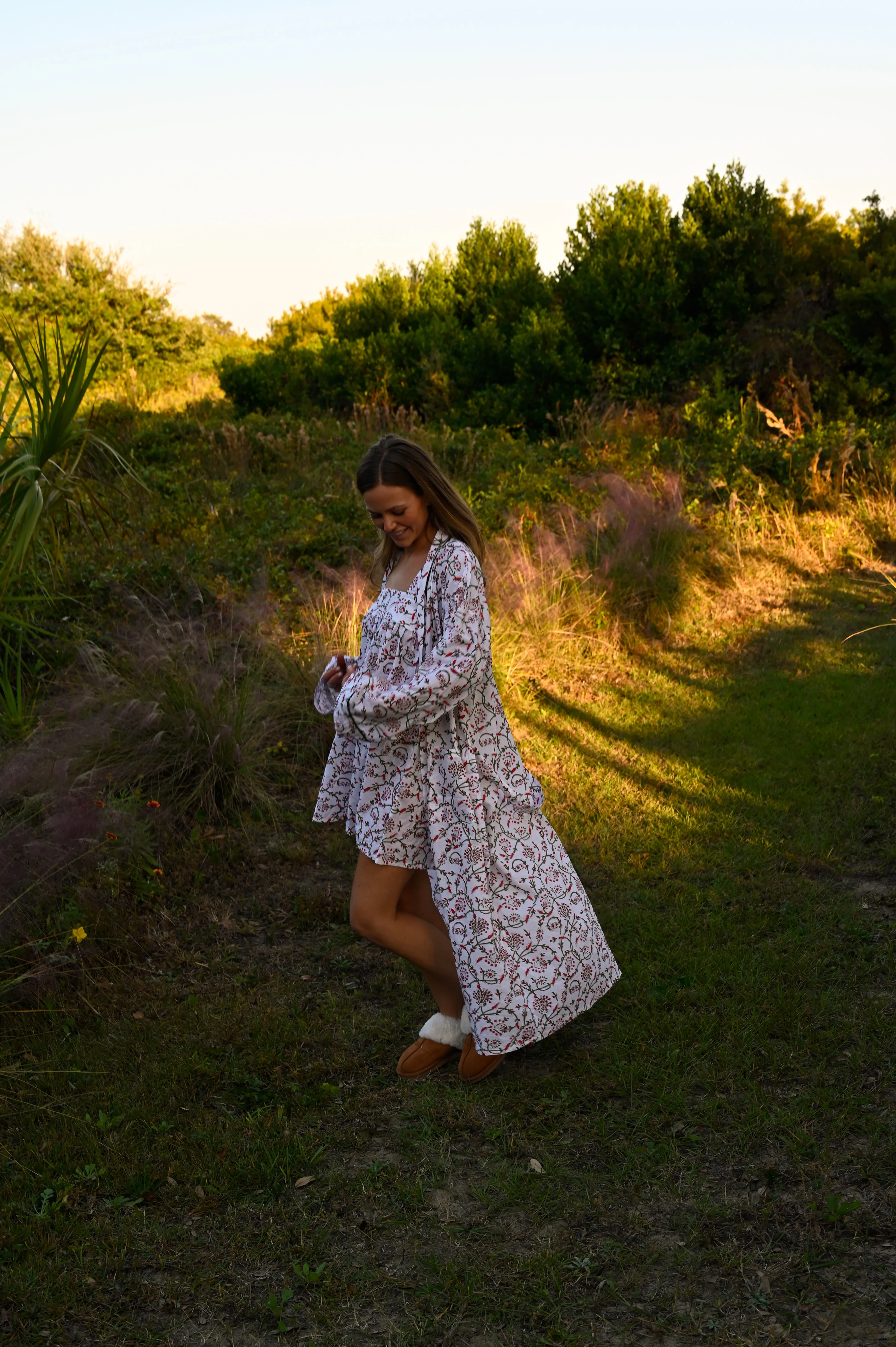 Bathrobe in Holly Vine - Long sold by Darling Loungewear product image thumbnail 4