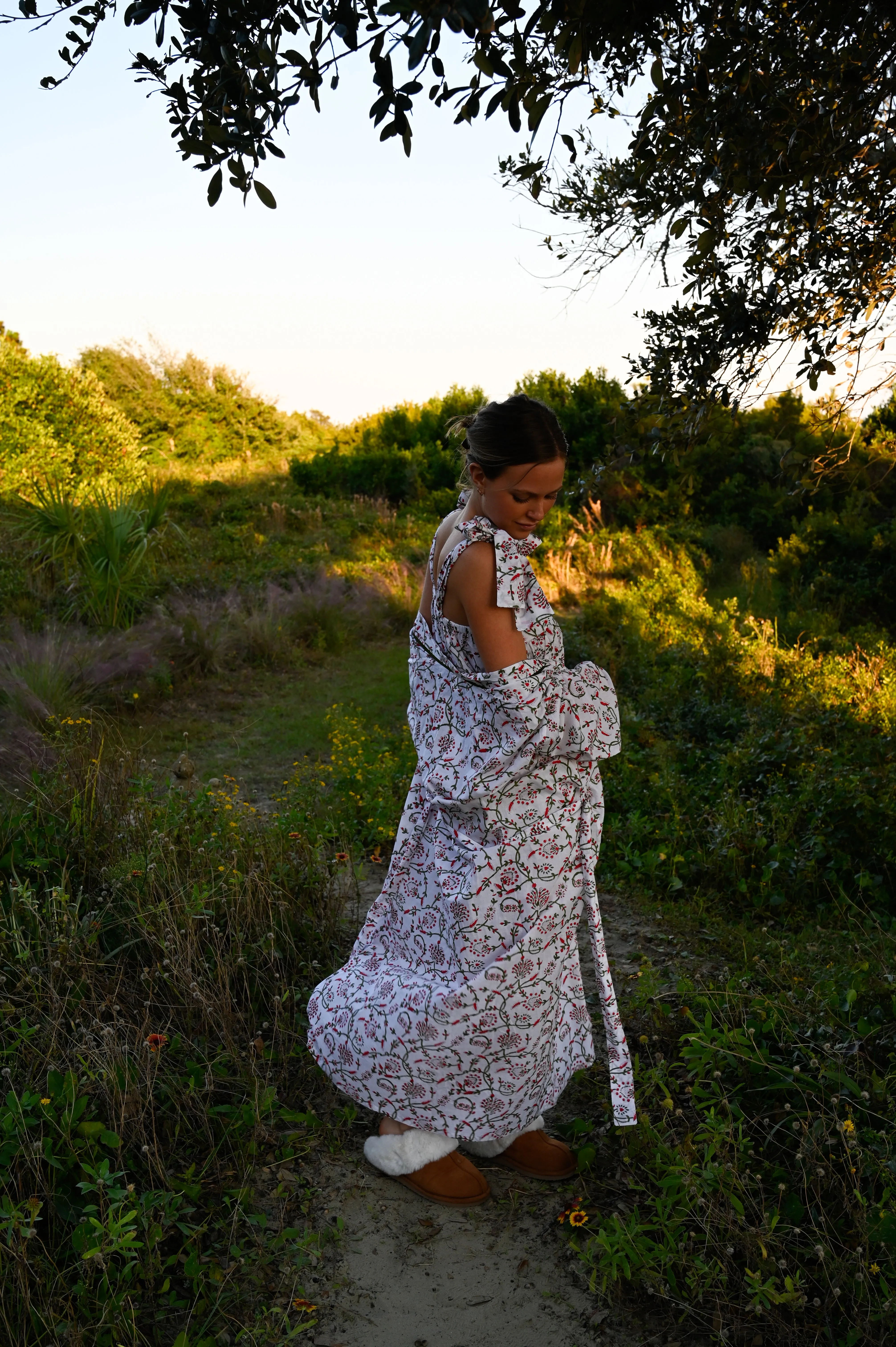 Bathrobe in Holly Vine - Long sold by Darling Loungewear product image thumbnail 2