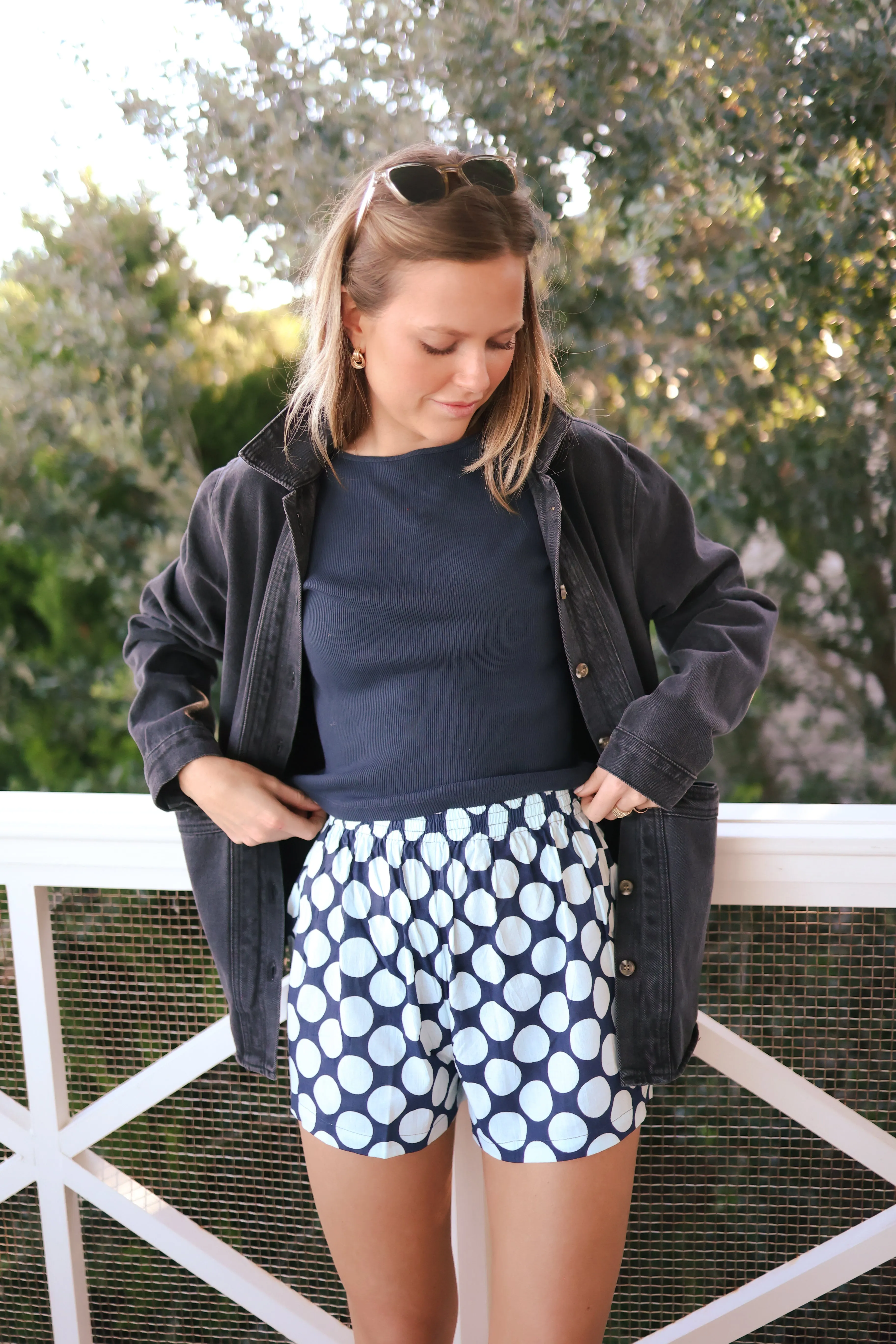 Boxer Shorts - Big Blue Polka Dots sold by Darling Loungewear product image thumbnail 4