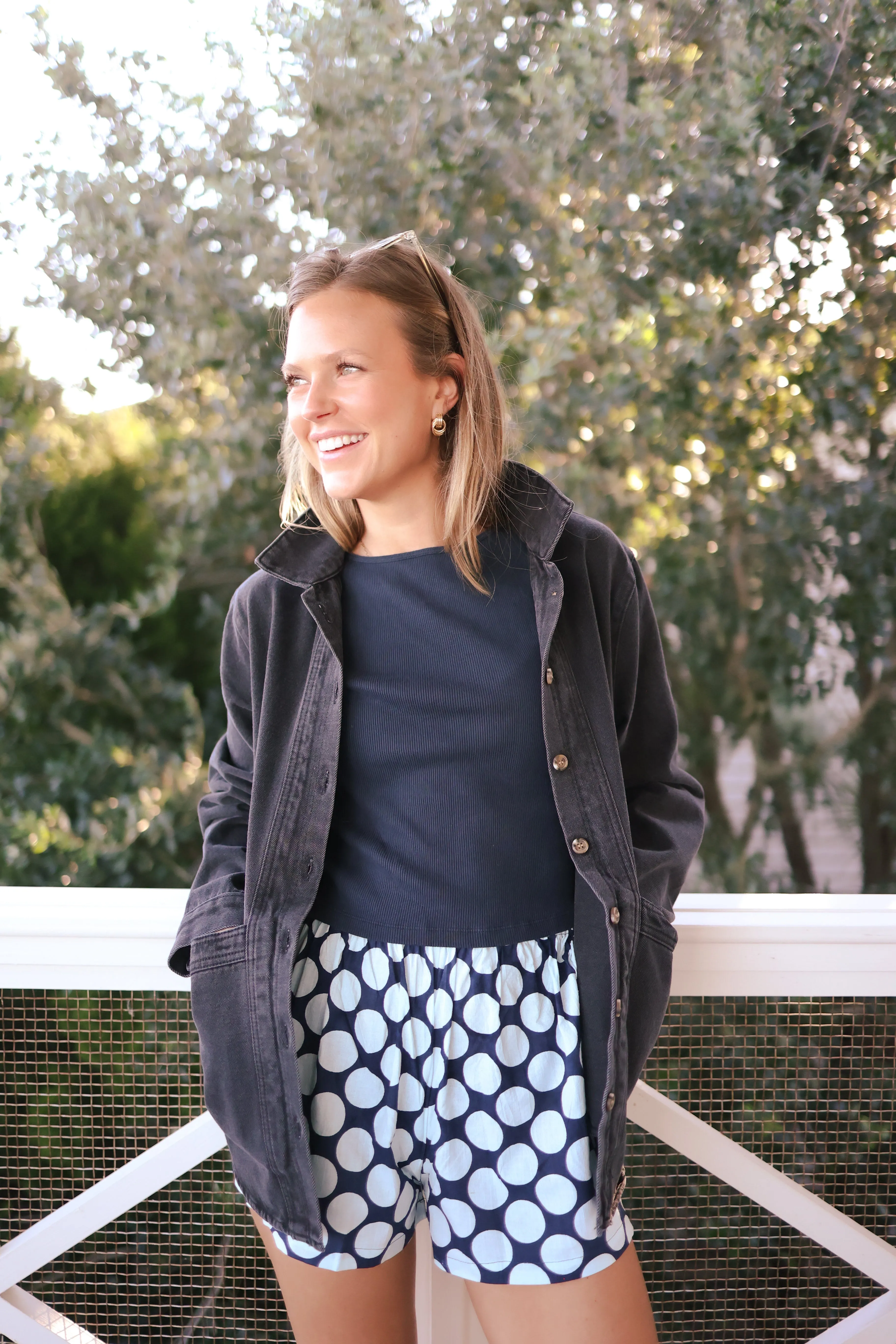 Boxer Shorts - Big Blue Polka Dots sold by Darling Loungewear product image thumbnail 3