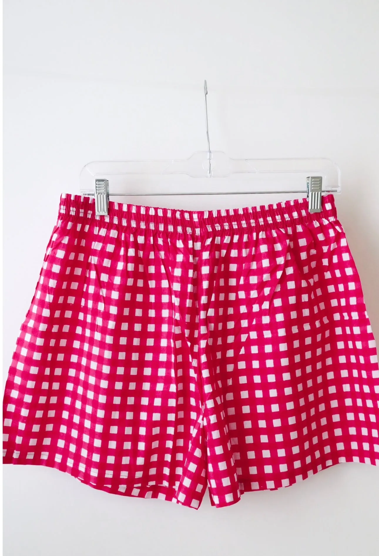 Boxer Shorts - Hot Pink Check sold by Darling Loungewear product image thumbnail 5