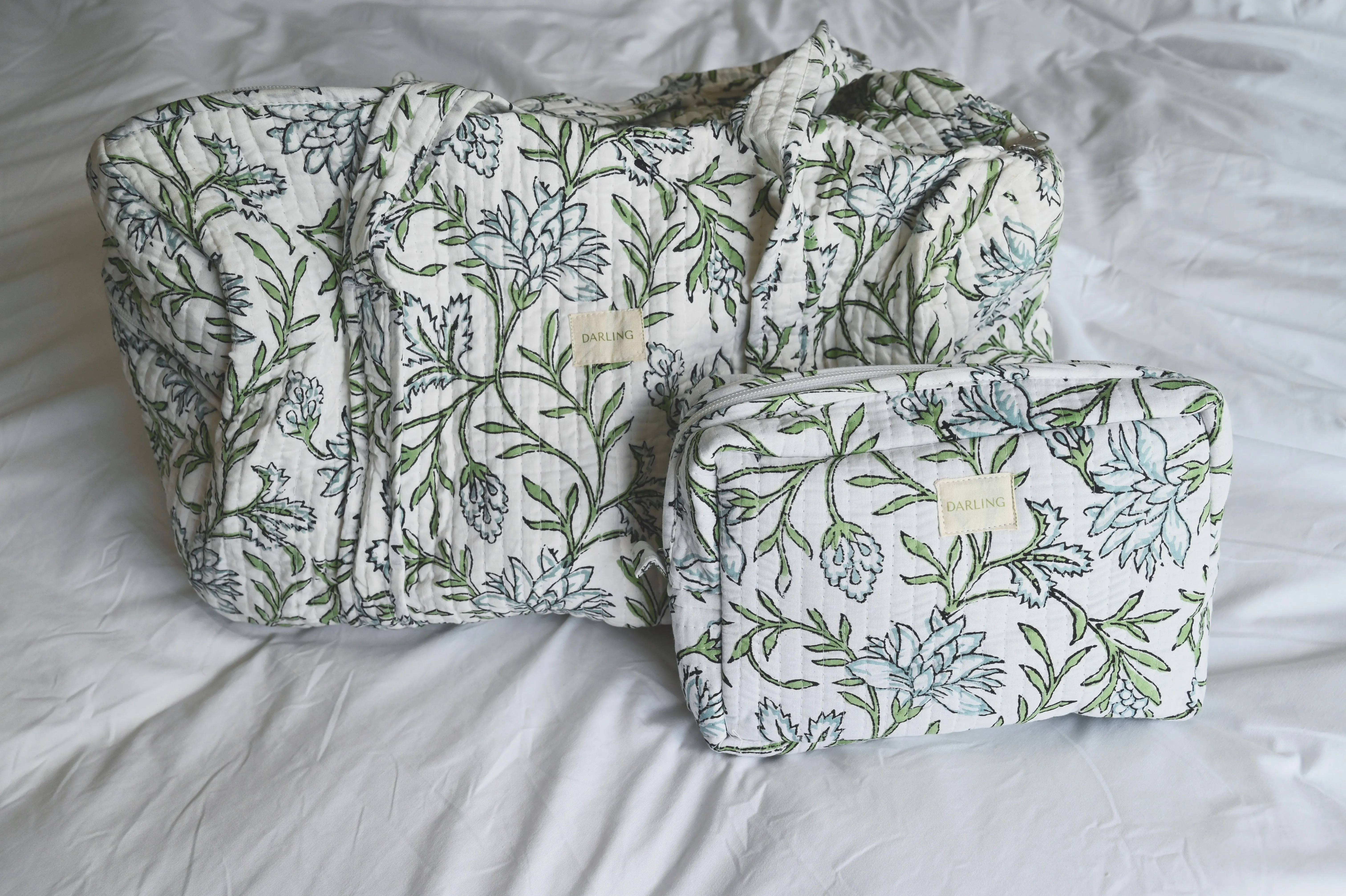 Duffle Bag in Blue Sweet Pea sold by Darling Loungewear product image thumbnail 4