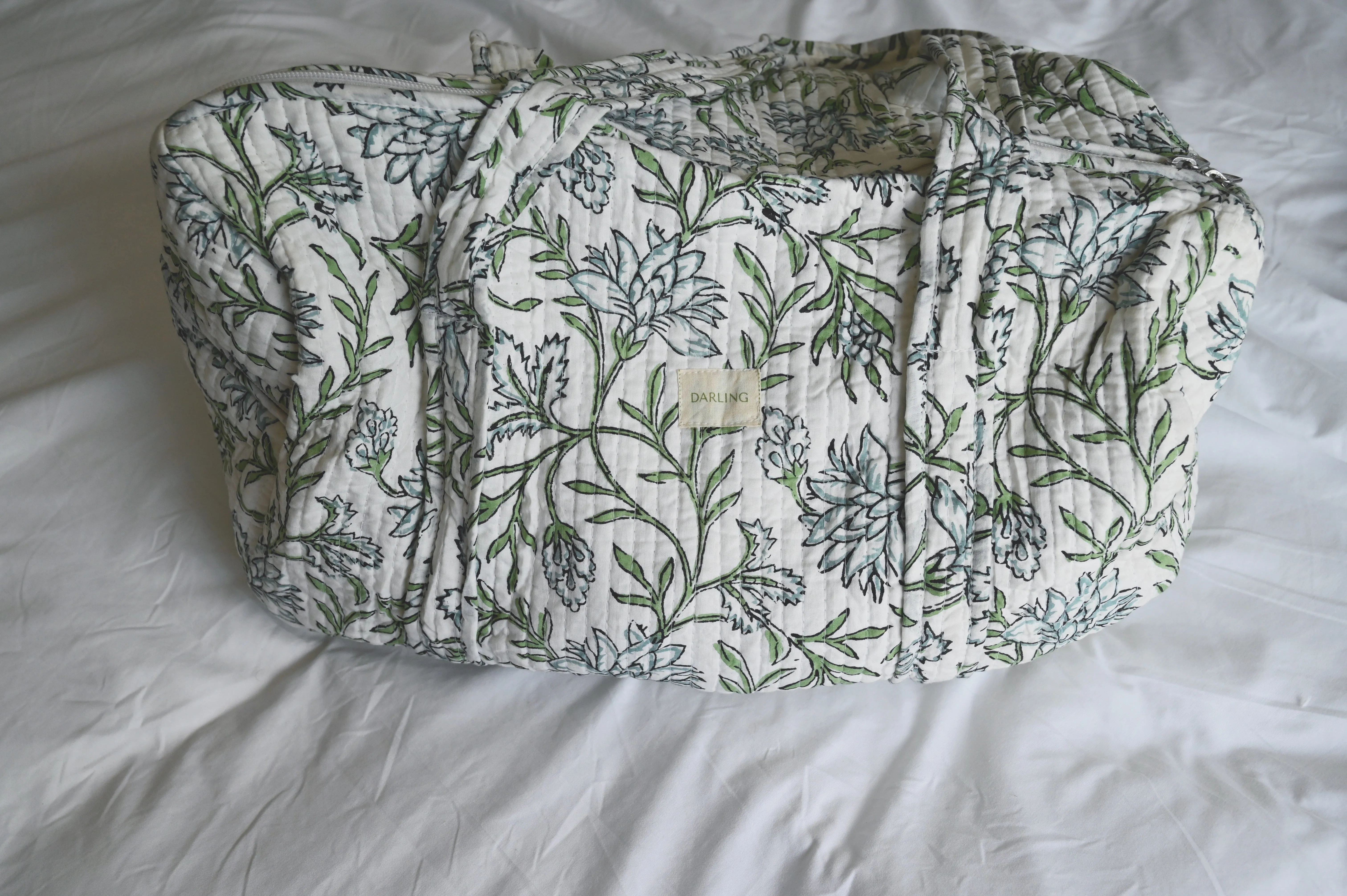 Duffle Bag in Blue Sweet Pea sold by Darling Loungewear product image thumbnail 5