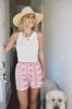 Boxer Shorts - Pink English Rose sold by Darling Loungewear