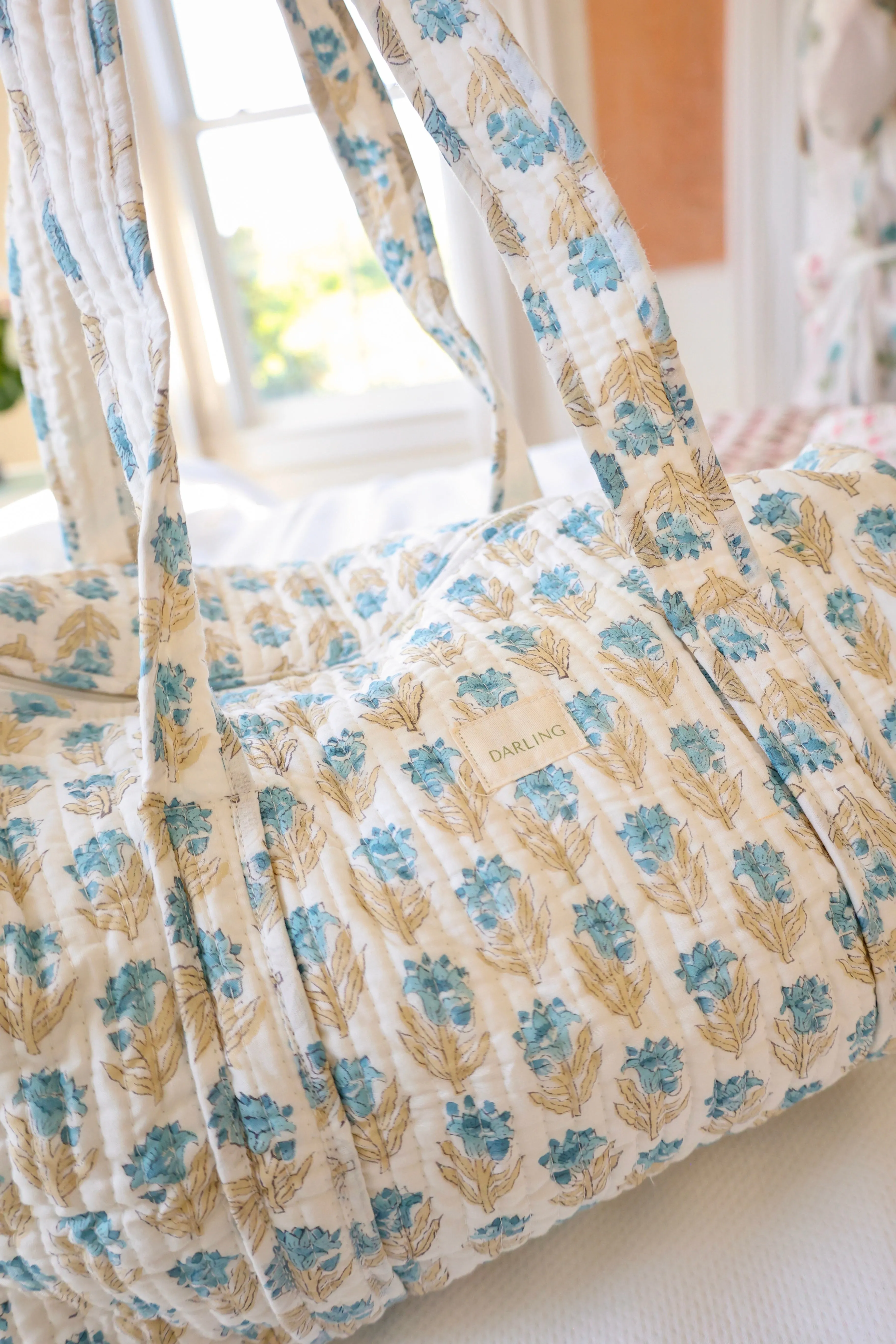 Duffle Bag in Blue Cornflower sold by Darling Loungewear product image thumbnail 3