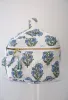 Quilted Cosmetic Train Case - English Garden sold by Darling Loungewear