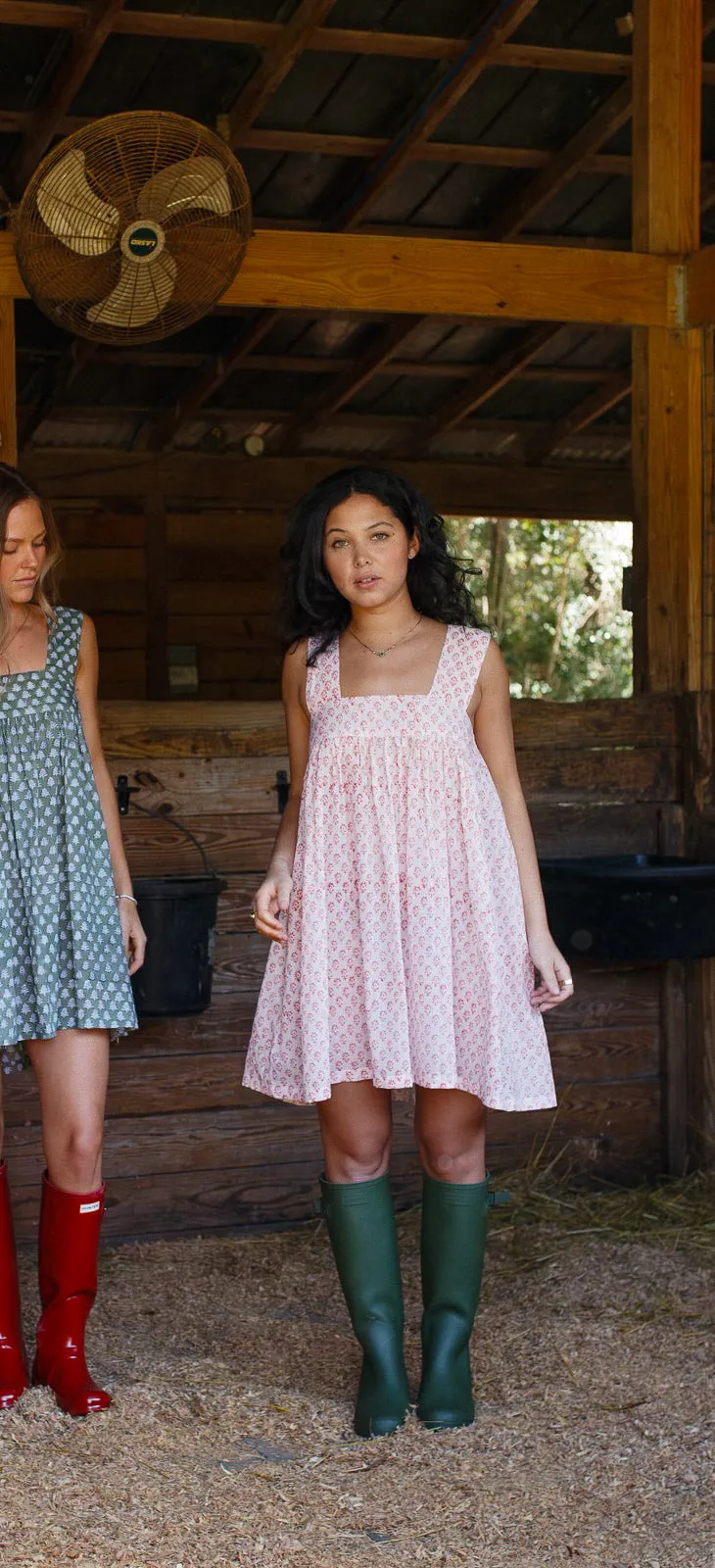 Tie Sleep Dress - Peppermint Kiss sold by Darling Loungewear product image thumbnail 4