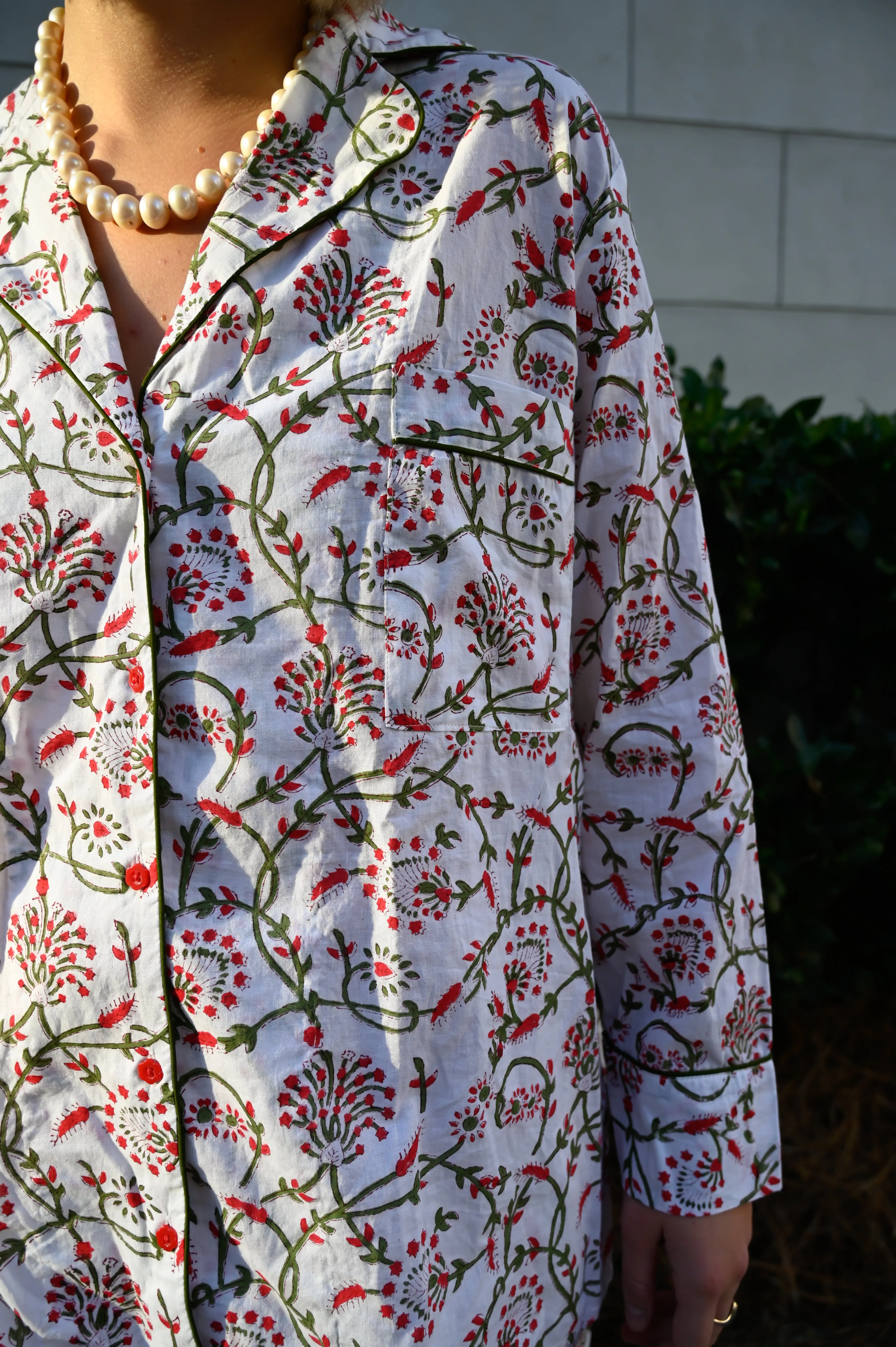 Cozy Pajama Set - Holly Vine sold by Darling Loungewear product image thumbnail 3
