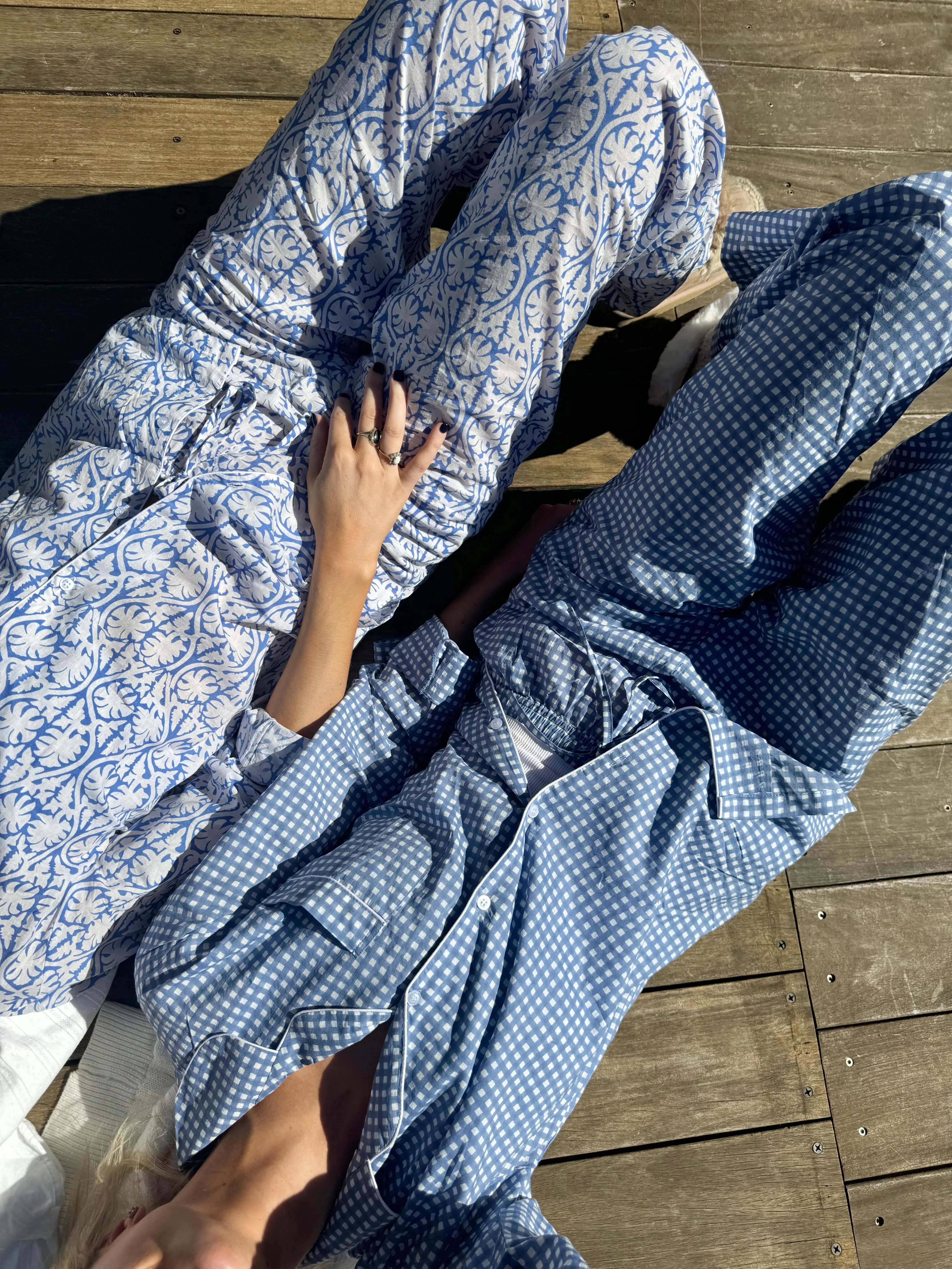 Cozy Pajama Set - Blue Frost sold by Darling Loungewear product image thumbnail 4