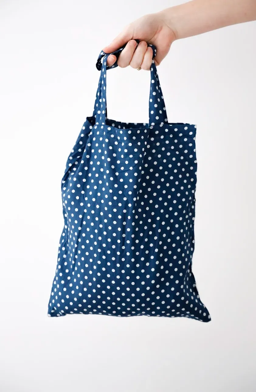 Cozy Pajama Set - Navy Blue Polka Dot sold by Darling Loungewear product image thumbnail 5