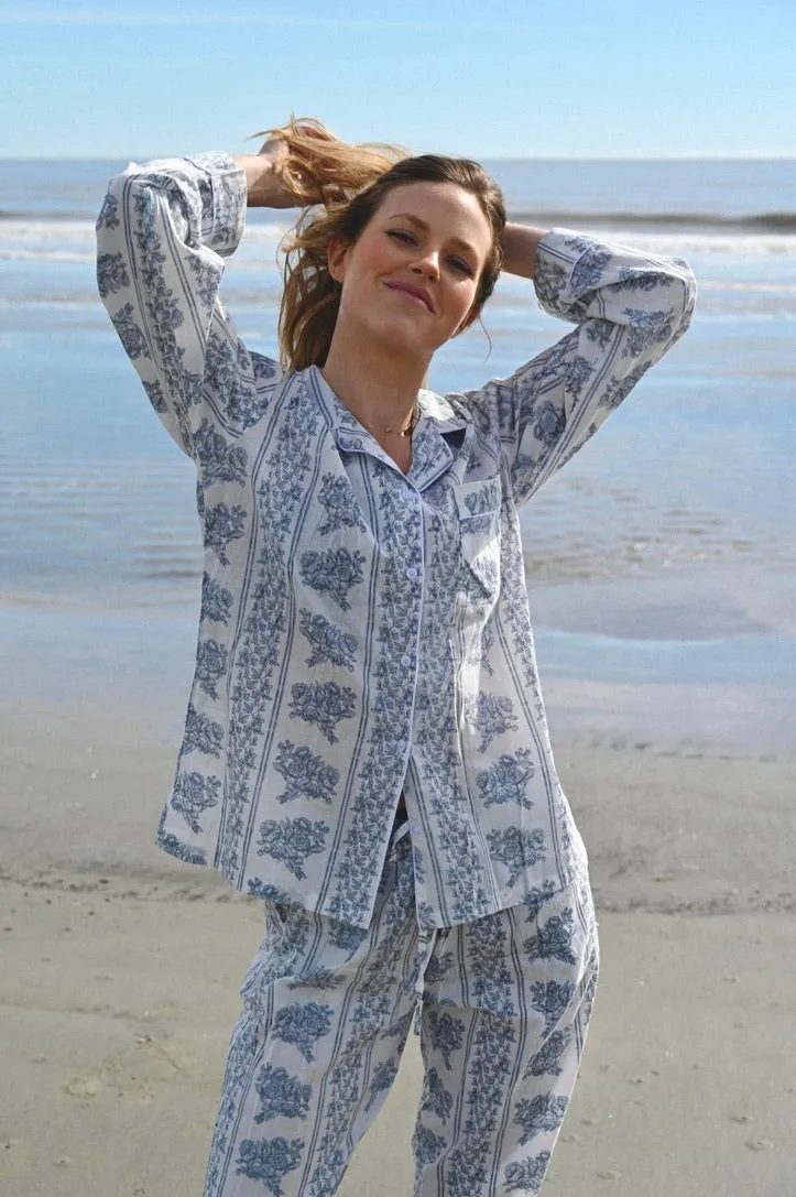 Cozy Pajama Set - Misty Garden sold by Darling Loungewear product image thumbnail 3