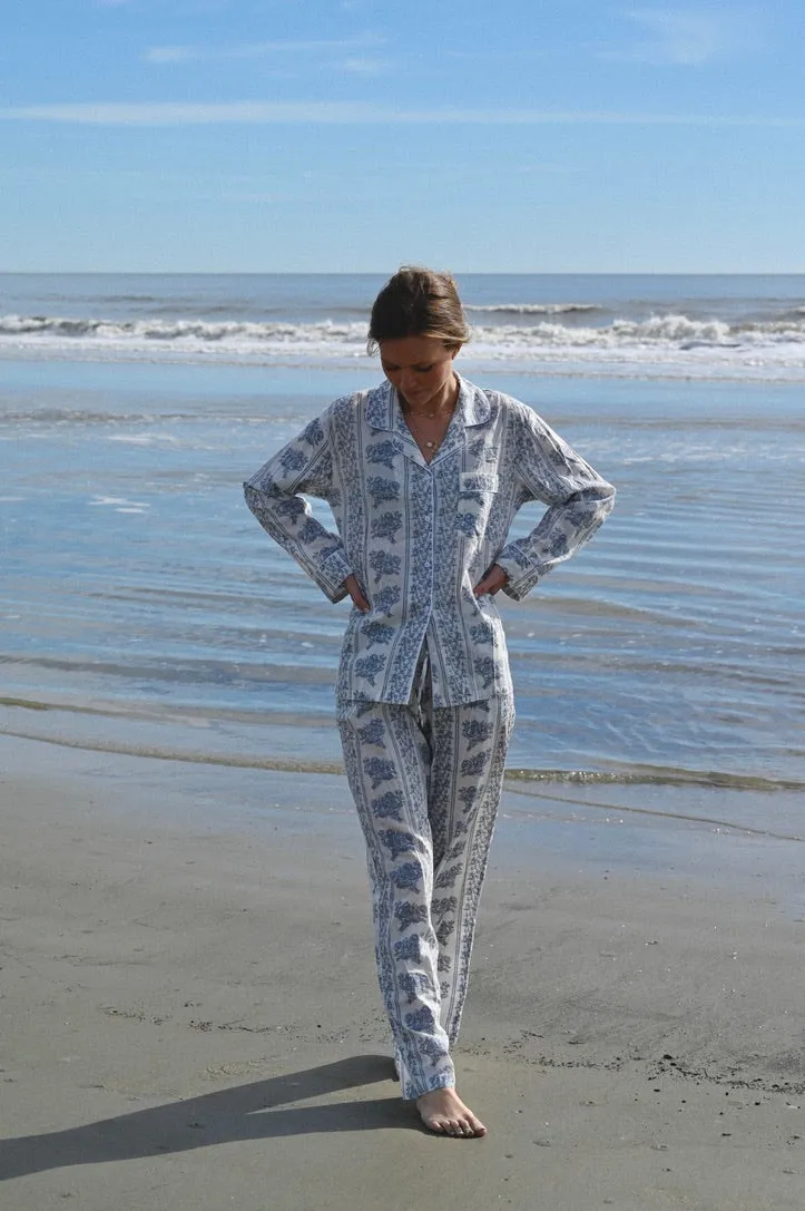 Cozy Pajama Set - Misty Garden sold by Darling Loungewear product image thumbnail 5
