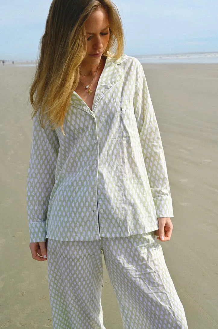 Cozy Pajama Set - Spring Sage sold by Darling Loungewear product image thumbnail 5