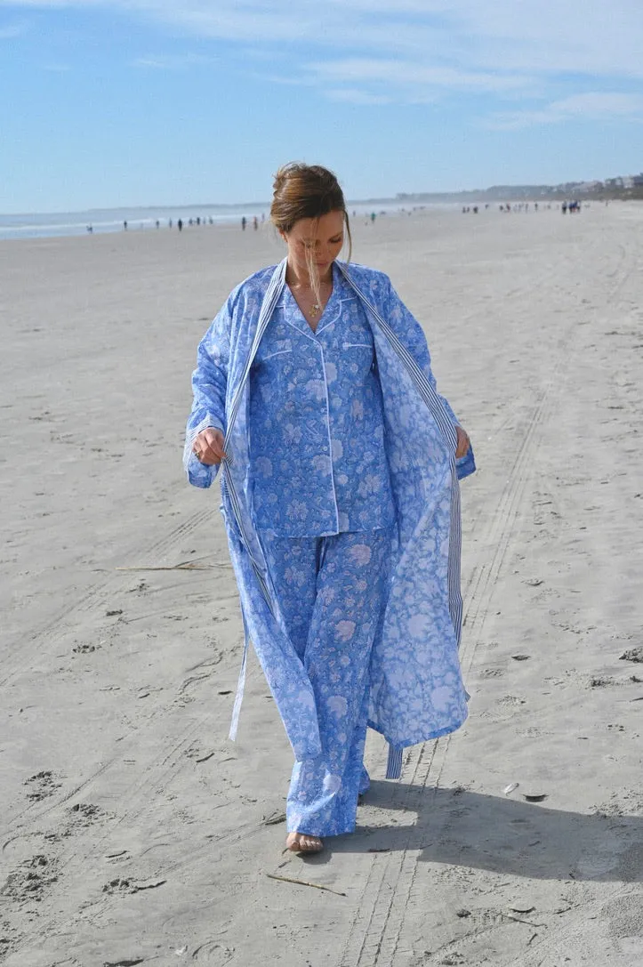 Cozy Pajama Set - Blue Morning Sky sold by Darling Loungewear