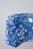 Quilted Cosmetic Bag - Deep Sea Blue sold by Darling Loungewear