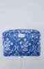Quilted Cosmetic Bag - Deep Sea Blue sold by Darling Loungewear