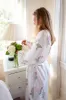 Bathrobe in Pink Marigold - Long sold by Darling Loungewear