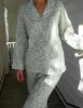 Cozy Pajama Set - Dainty Green Vine sold by Darling Loungewear