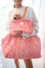 Quilted Cosmetic Bag - Peachy Pink sold by Darling Loungewear