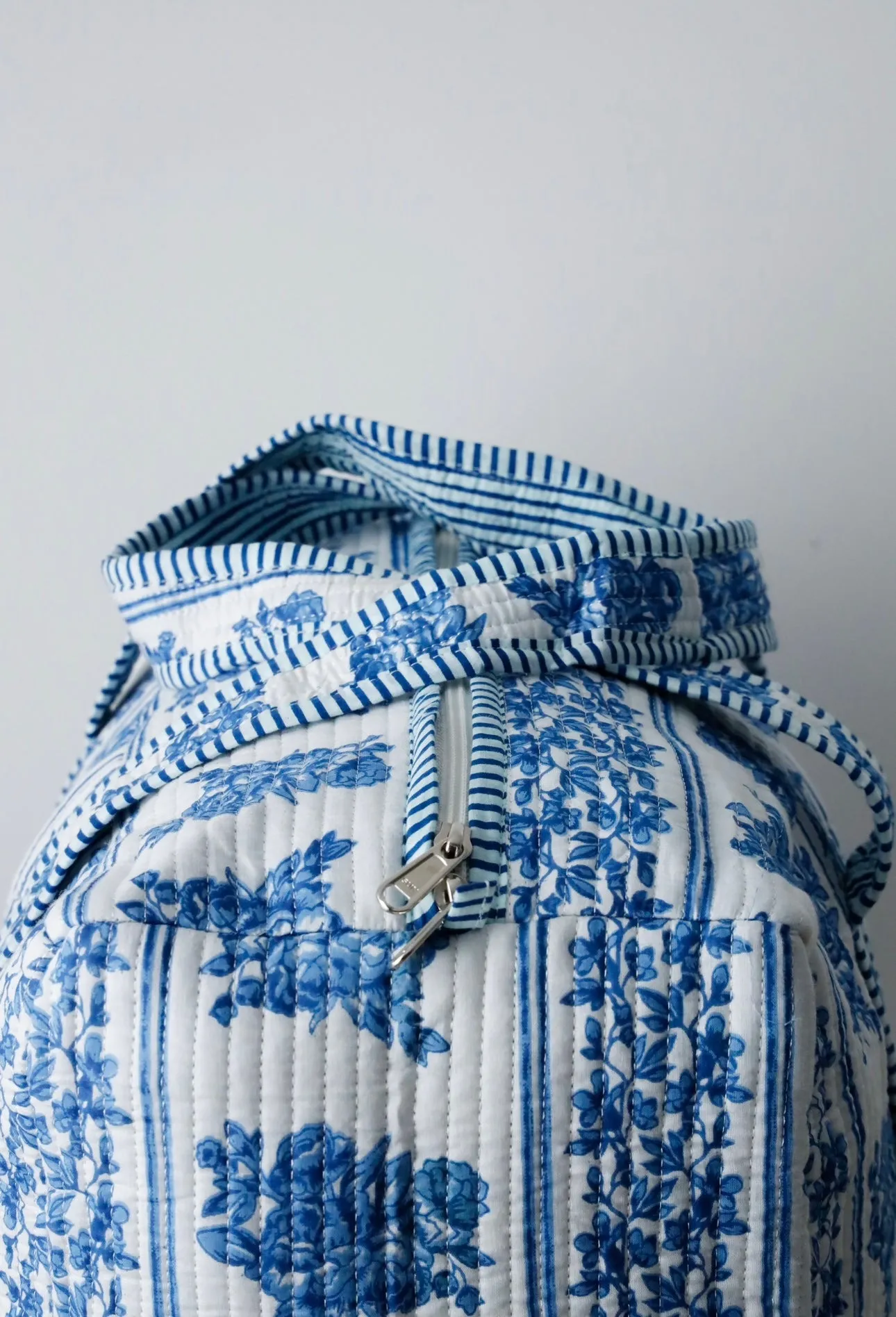 Weekender Bag in French Blue Floral sold by Darling Loungewear product image thumbnail 5