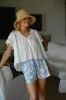 Boxer Shorts - Blue Lace sold by Darling Loungewear